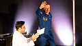 ESA%2dAstronaut Matthias Maurer bei seinem sympathischen Auftritt. Er leitet den Livecall zu seinem Kollegen „Astro_Alex" ein und beantwortet später alle Fragen, die Gerst aus Zeitgründen nicht mehr geschafft hat.