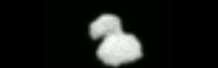Die Form des Zielkometen ist außergewöhnlich und hat die Kometenforscher sehr überrascht. Bild: ESA/Rosetta/MPS for OSIRIS Team MPS/UPD/LAMI/IAA/SSO/INTA/UPM/DASP/IDA