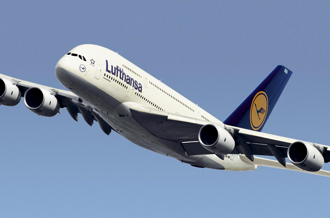 Ein startendes Flugzeug wie der riesige Airbus A380 ist immer wieder ein faszinierender Anblick.