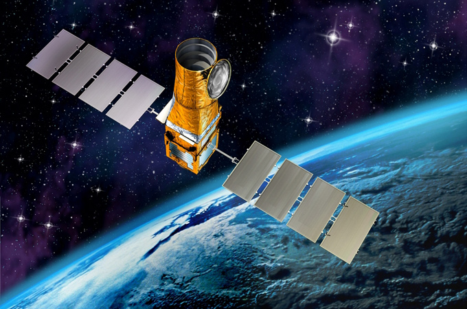 Der Satellit CoRoT suchte bis zum Ende der Mission im Jahr 2013 nach Planeten außerhalb unseres Sonnensystems. Bild: CNES (D. Ducros)