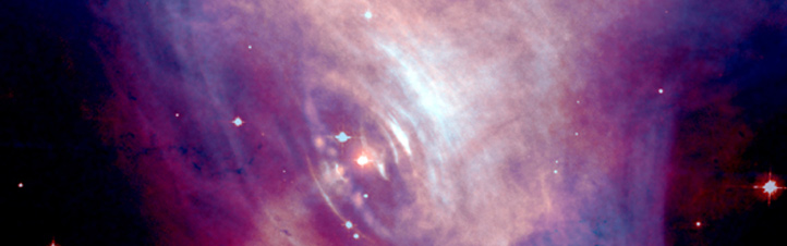 Ein schnell rotierender Pulsar. Bild: NASA, ESA, STScI