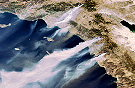 Waldbrände in Kalifornien. Bild: ESA
